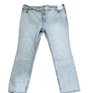 Abercrombie & Fitch The 90s Slim Straight Ultra High Rise Size 24R x 37 NWT